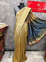 10SSF76 Semi Raw Silk Saree